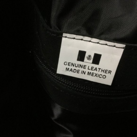 Large Patchwork suede leather fringed crossbody - Picture 4 of 4